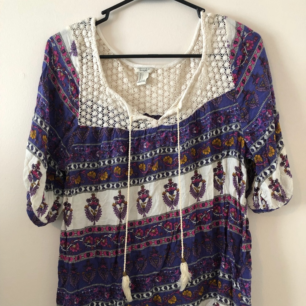 Boho Forever 21 Top